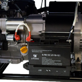 10kVA Electric Start LRT Wheels